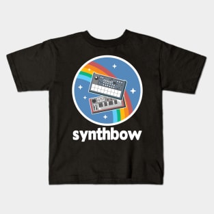 Modular Synthesizer Synth Synthbow Retro Techno Kids T-Shirt